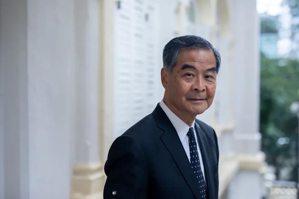 香港主体经济香港股市香港楼巿银行金融  「全國政協副主席、香港前特首梁振英批樓盤