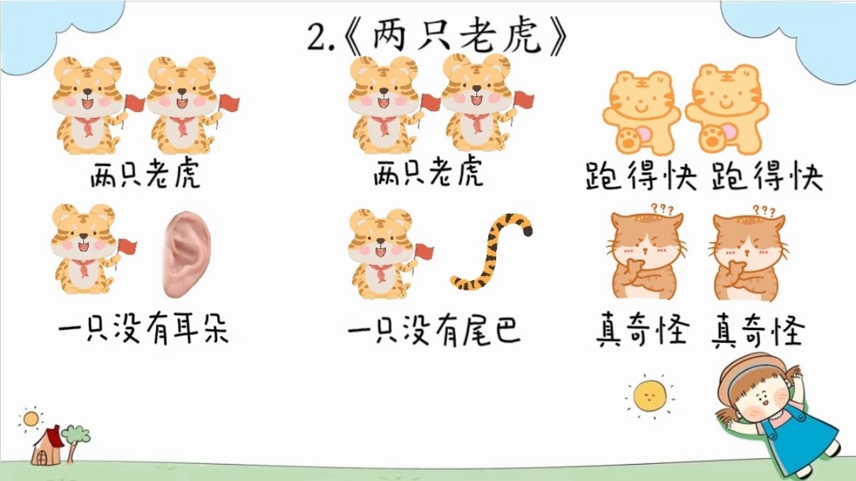 两只老虎的歌词终于解密了这首儿歌从小唱到大，居然都没有怀疑过，为什么两只老虎，一