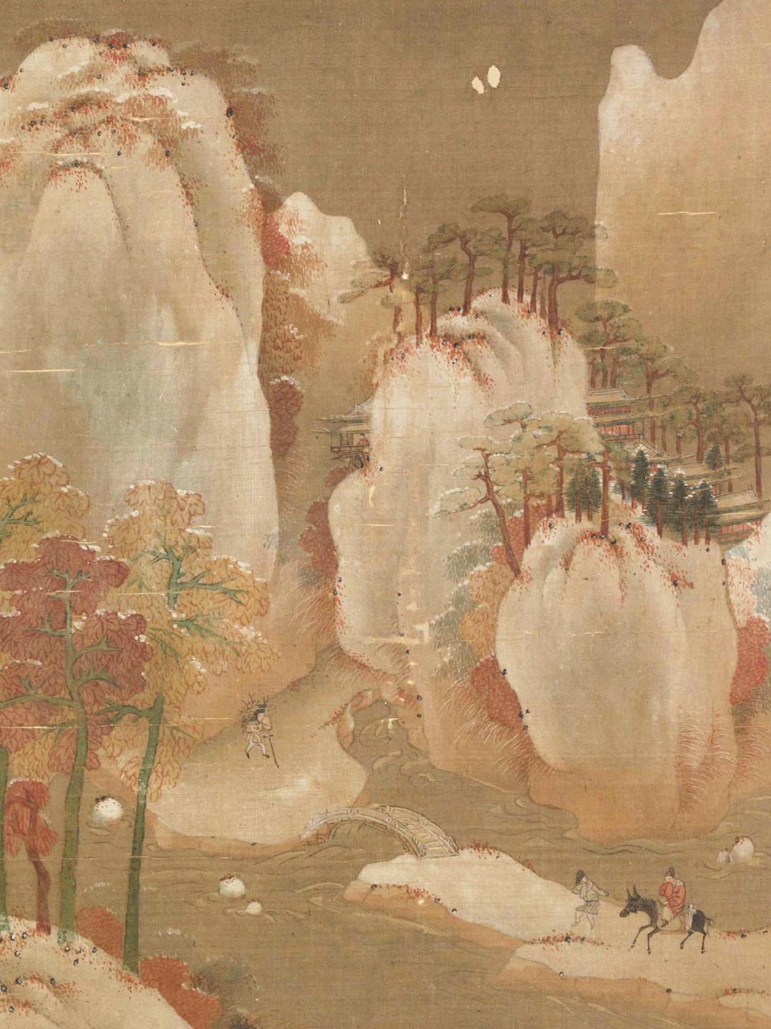 凛冬归骑 · 雪山行。🌊路出寒云外，人归暮雪时 ——唐·卢纶《李端公...