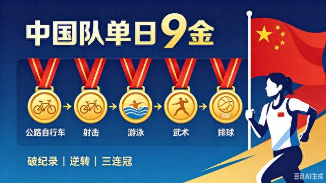 亚运第三日狂揽9金！中国队新人强势爆发
