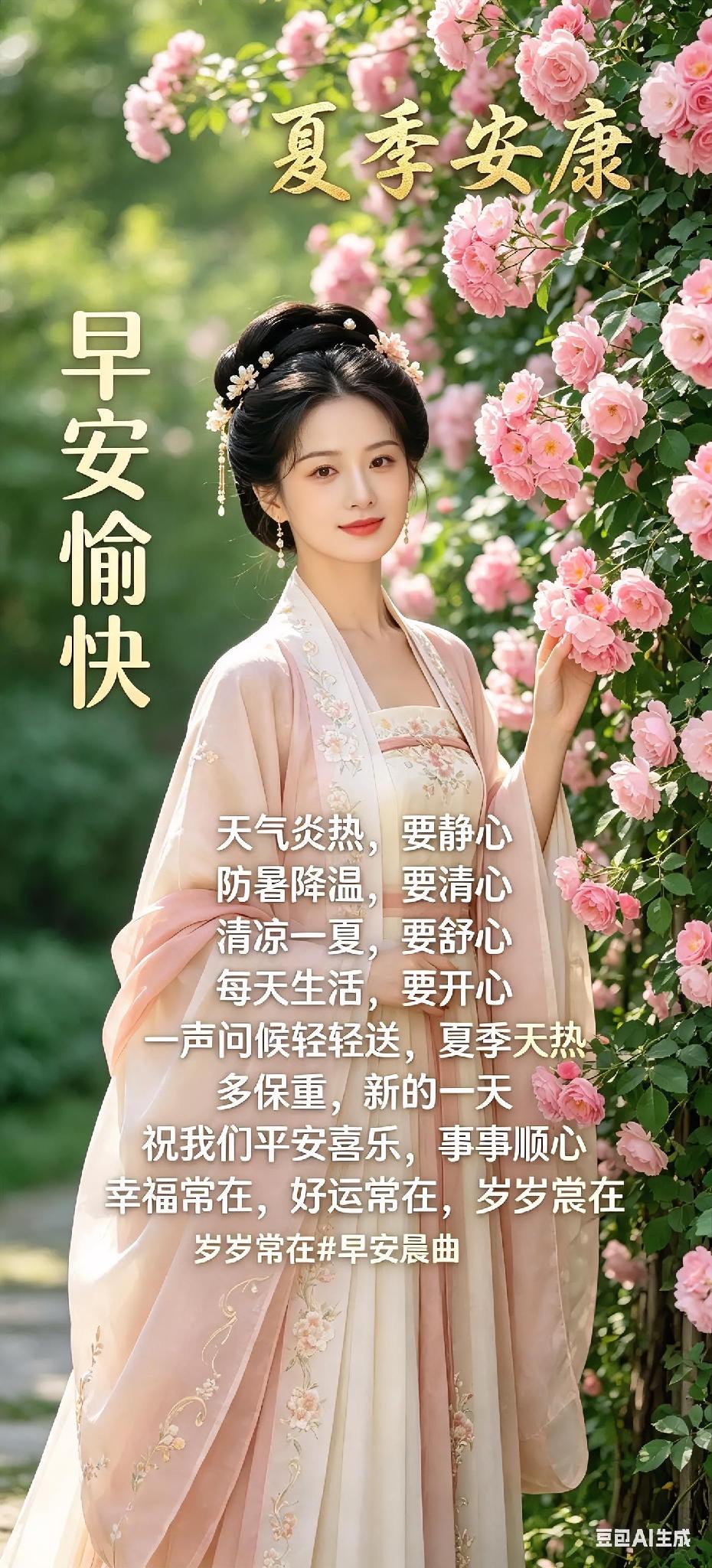 早上好，友友们！

让快乐和幸福，
像清晨的太阳，
洒满人间！

让平安与健康，