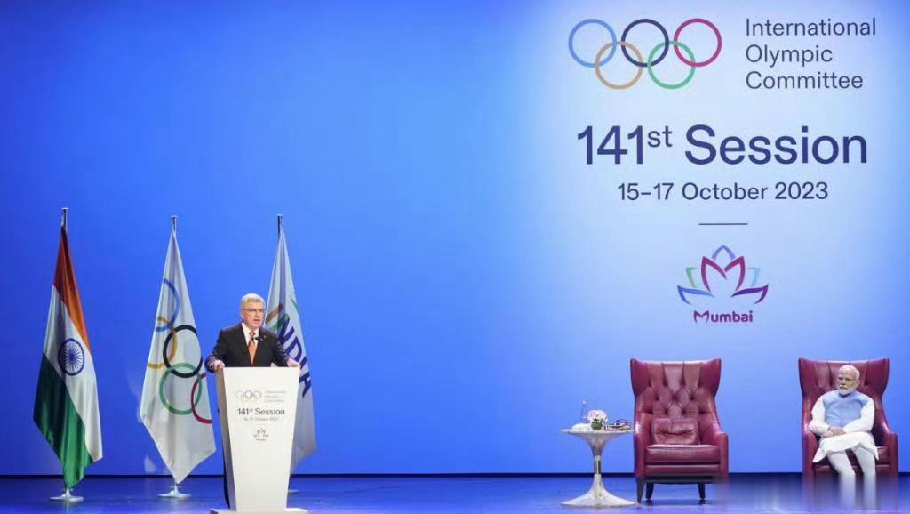 国际奥委会主席巴赫14日的国际奥委会第141次全会开幕式上致辞时透露，国际奥委会