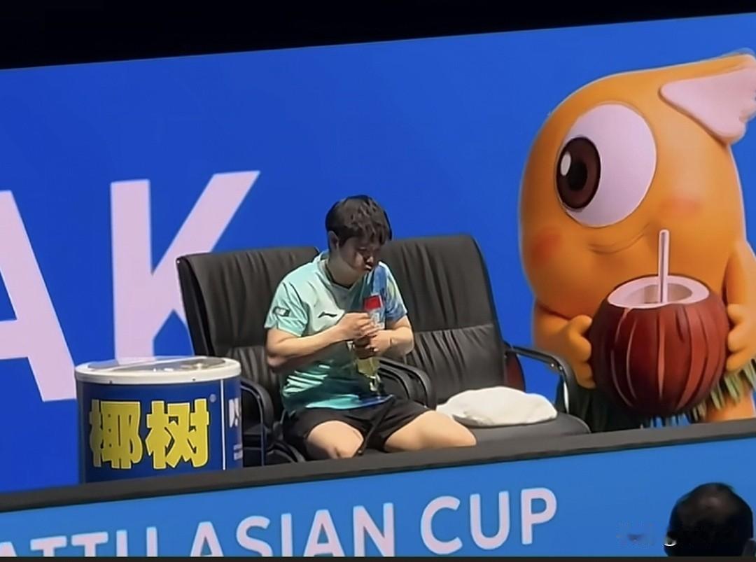 这次亚洲杯的广告赞助商也太有创意了，做了一个可爱的小卡通动画出来，还专门在孙颖莎