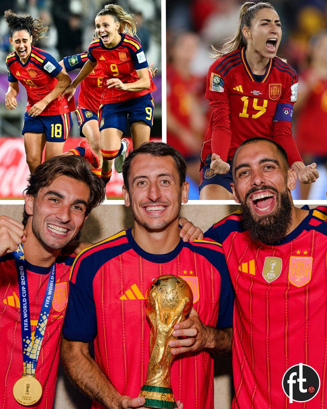 🚨 西班牙国家队在国际足坛的统治力堪称恐怖 🇪🇸🏆昨晚，西班牙 U20 