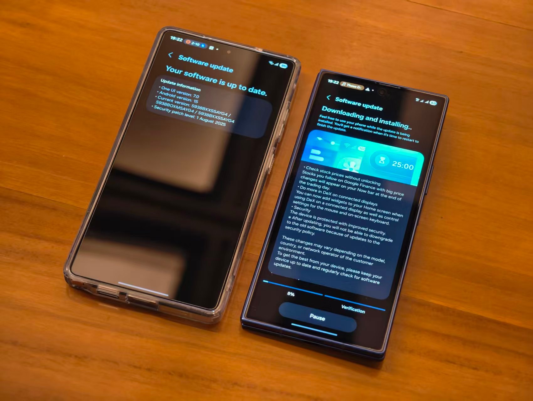 欧版 Fold7 更新正式版 One UI8.0 ​​​