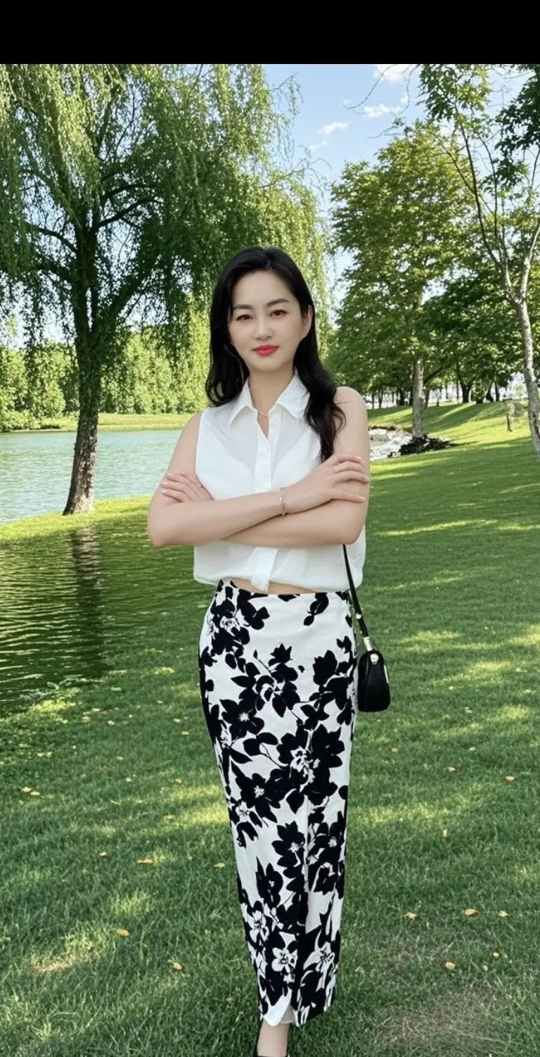 湖畔风姿  穿搭  气质穿搭