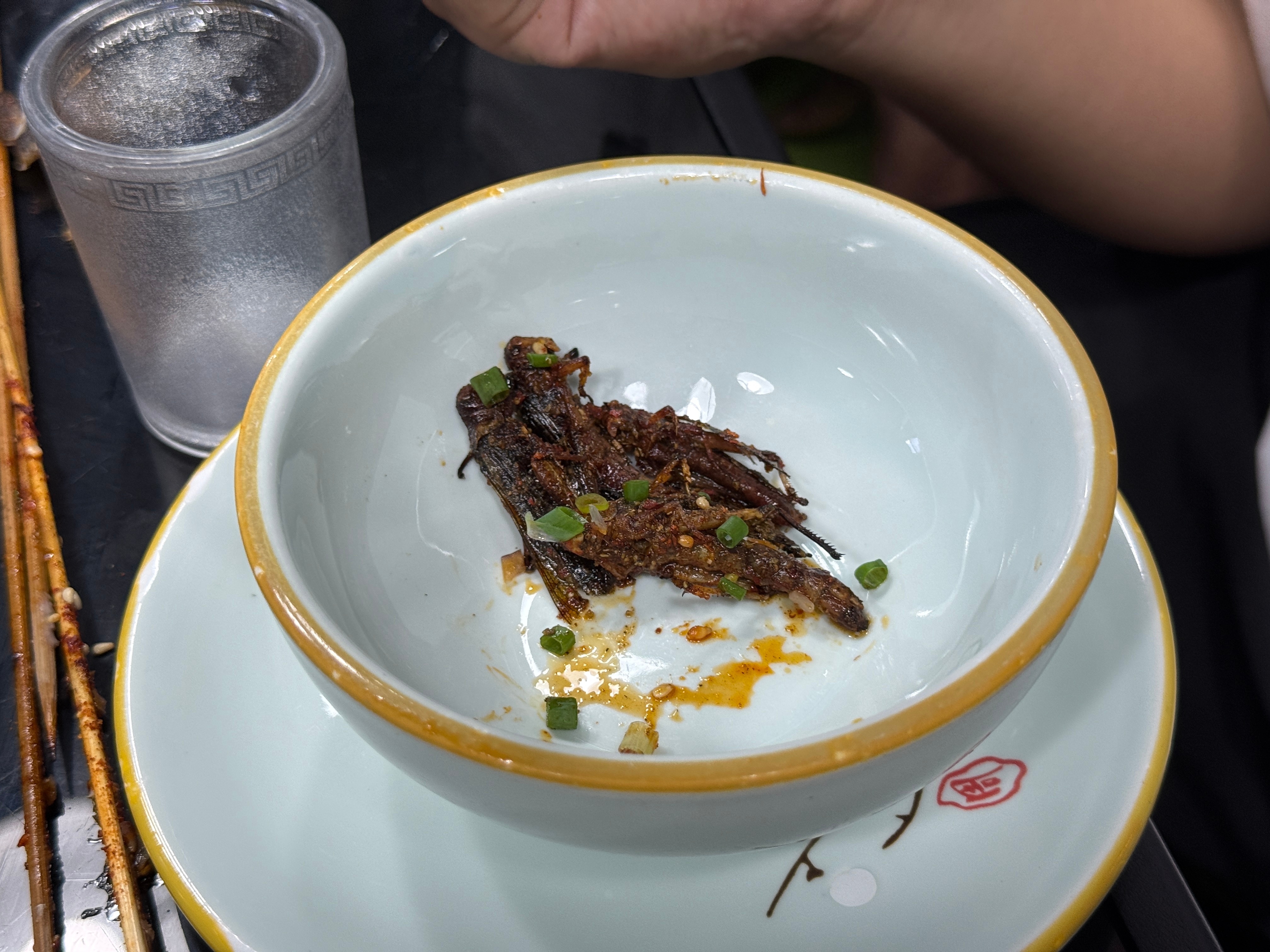 我靠，油菜在吃蚂蚱……[裂开][裂开] ​​​