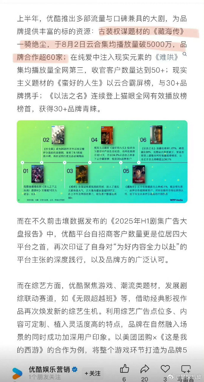 藏海传品牌合作超60家藏海传一骑绝尘 藏海传的权威毋庸置疑，👖时不时就拿出来夸