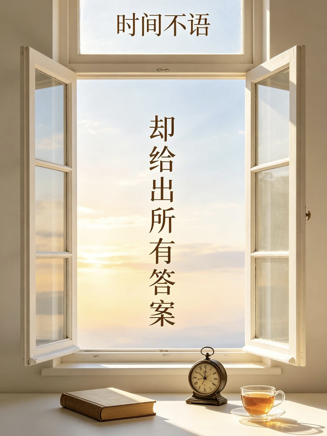 时光不会辜负每一个认真前行的人。不必焦虑结果，专注脚下的路途，踏踏实实沉淀自己，