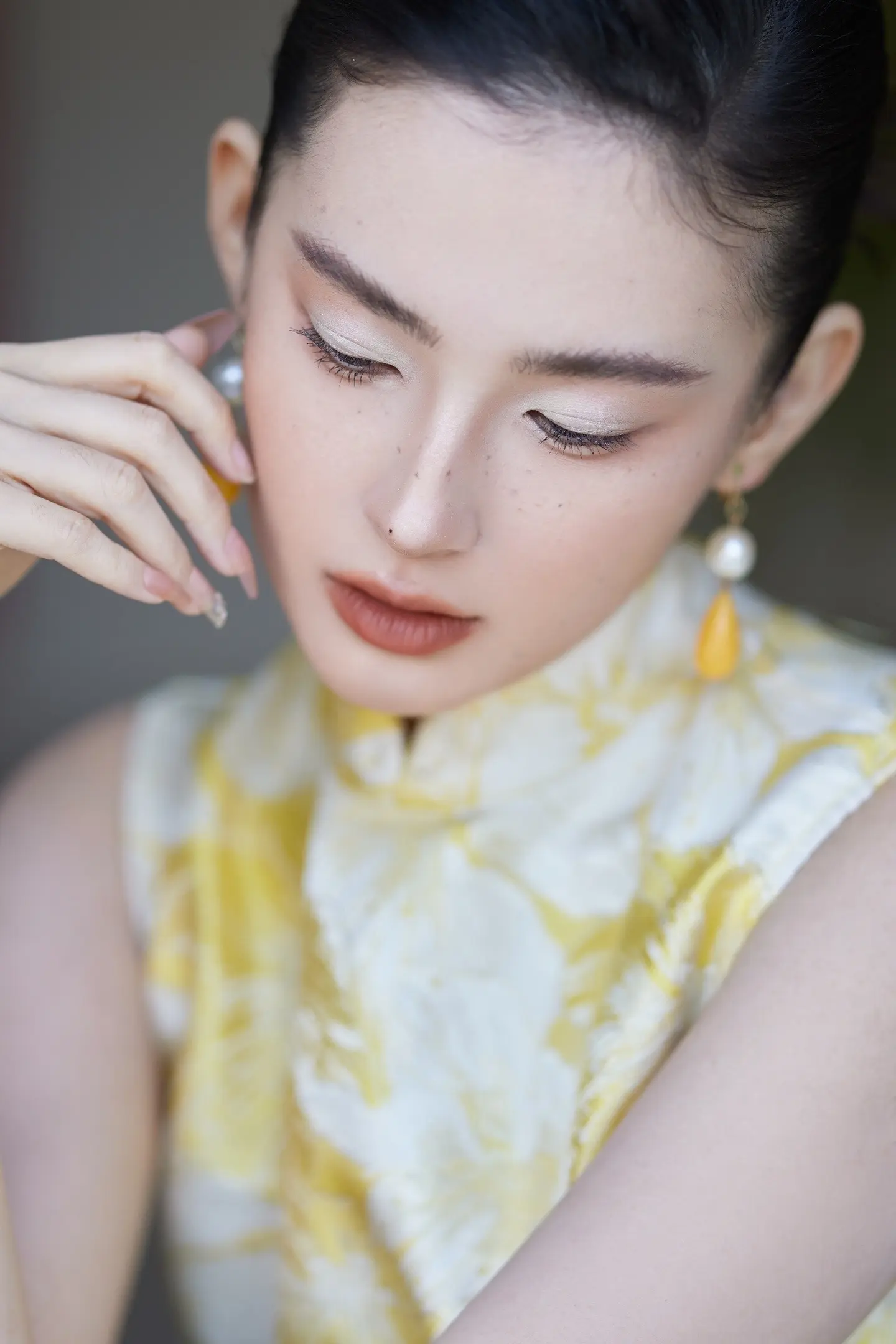 有喜欢这个妆的吗。商丘婚纱