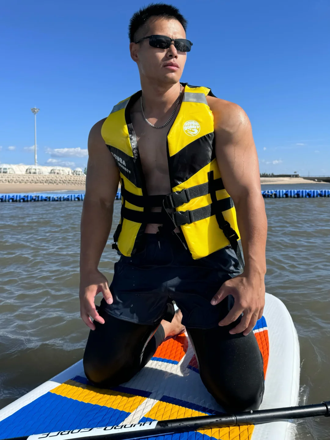 桨板第1️⃣视角，你的黑皮男孩