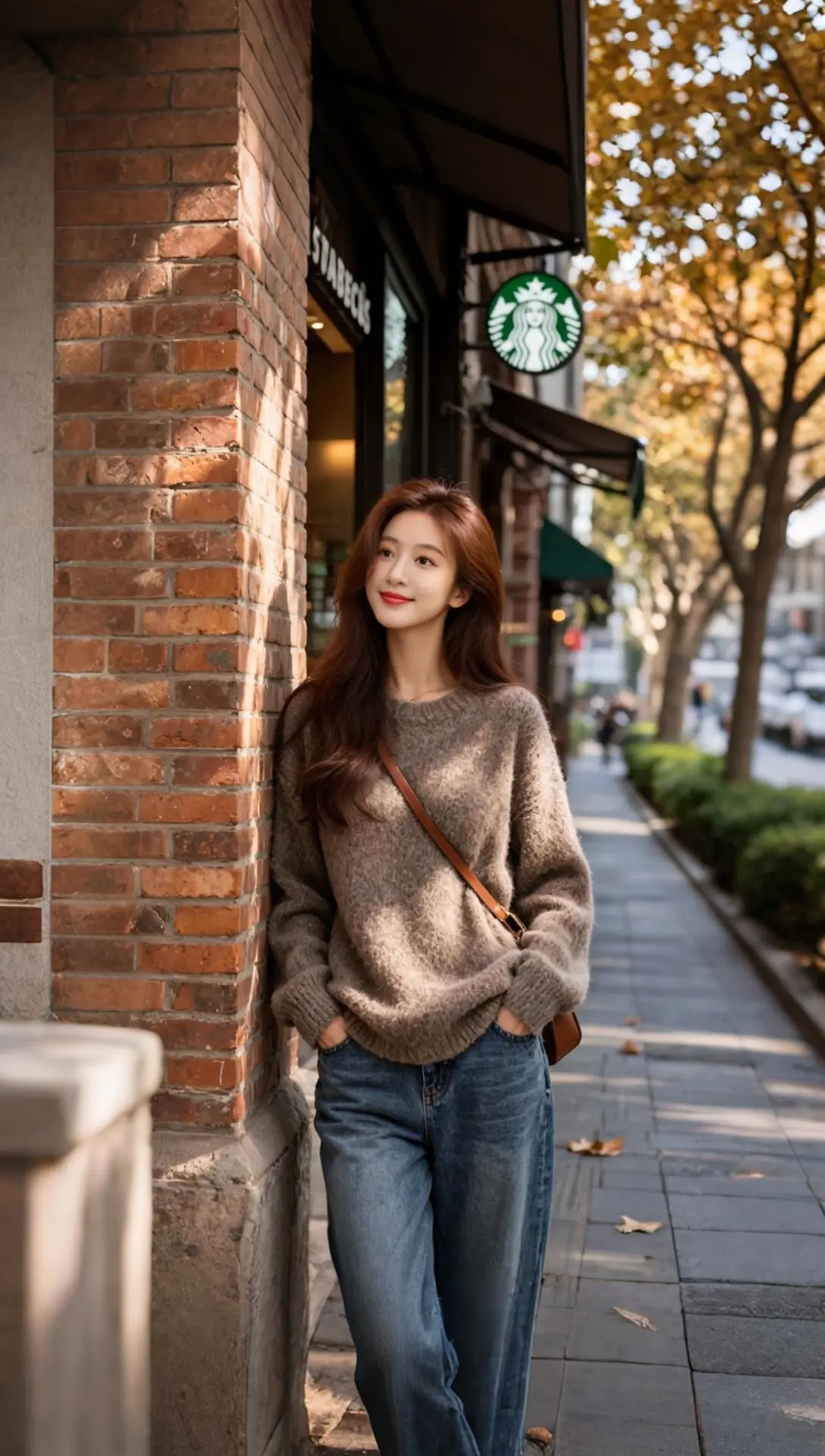 AI慵懒街景写真 ai创作