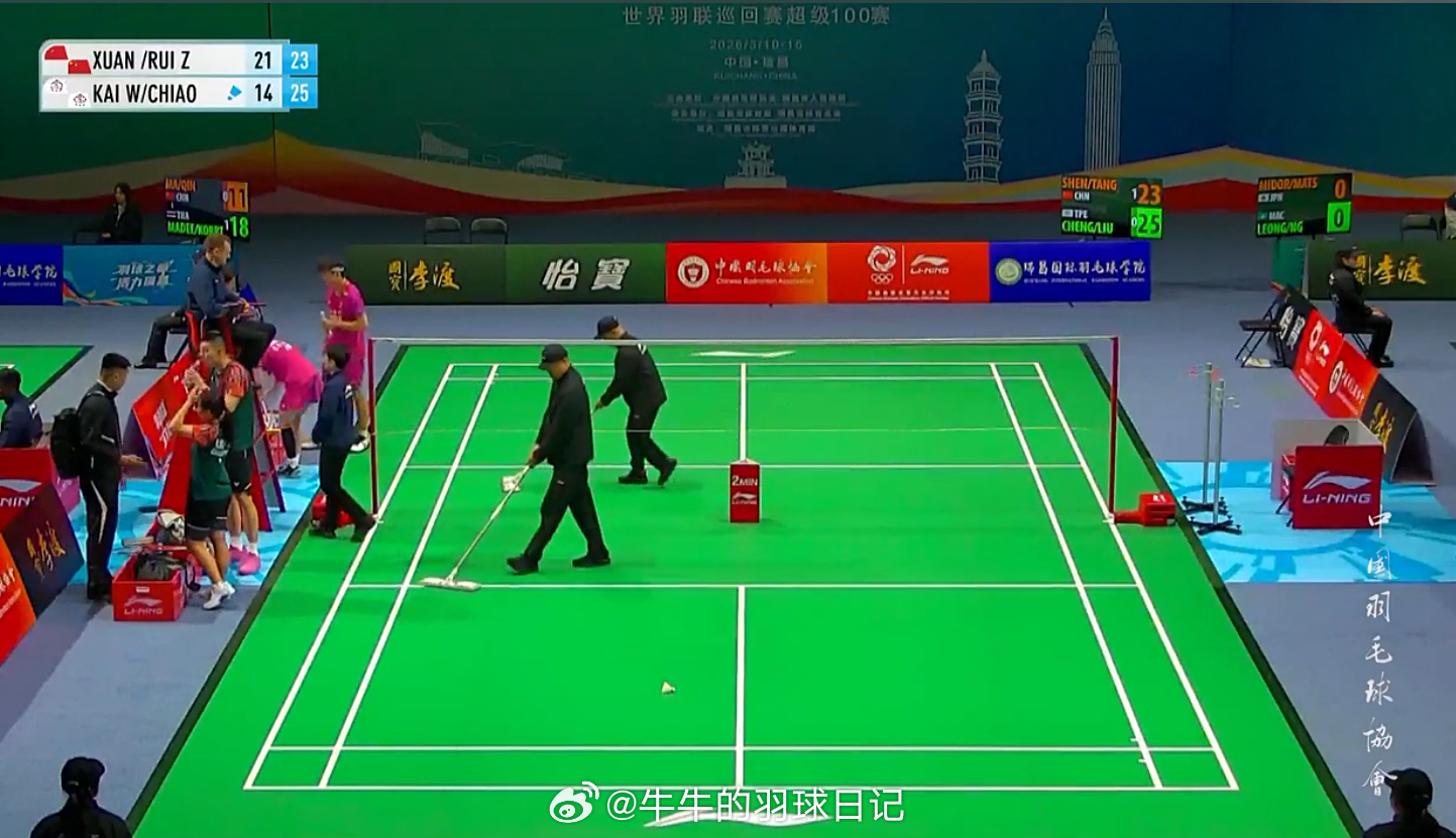混双 1/8赛 沈烜垚(6)/唐睿芝 21-14 23-25 郑凯文/刘巧芸..