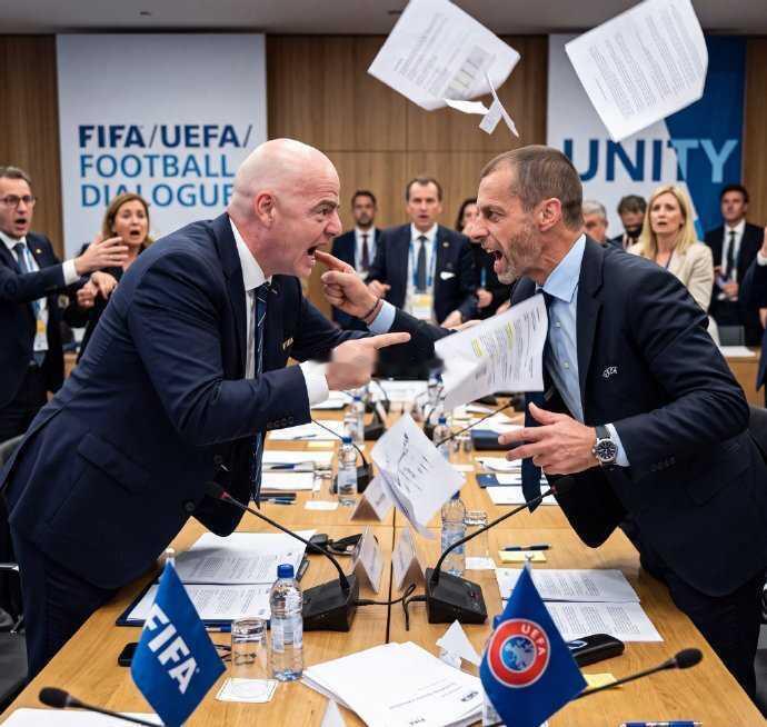 硬扛！欧足联55个协会官宣：若FIFA执意卖股份，将联手抵制世界杯国际足联急了 