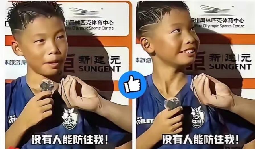 孟新艺：“没人能防住我。”记者：“你哪来的这份自信？”孟新艺：“因为，我们是东方