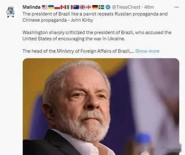 美国白宫发言人柯比声称卢拉好比鹦鹉学舌
美国白宫国家安全委员会发言人约翰·柯比给