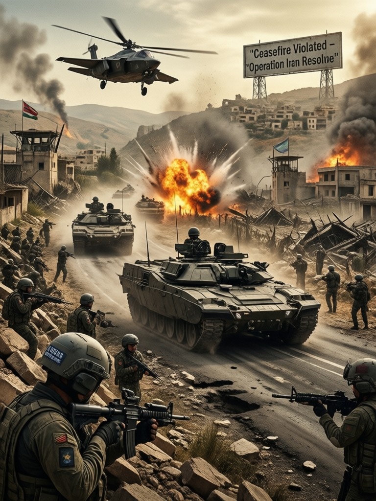 以色列猛攻黎巴嫩试图破坏美伊停火｜美伊以冲突 昨天，就在美伊宣布停火的第一天，黎