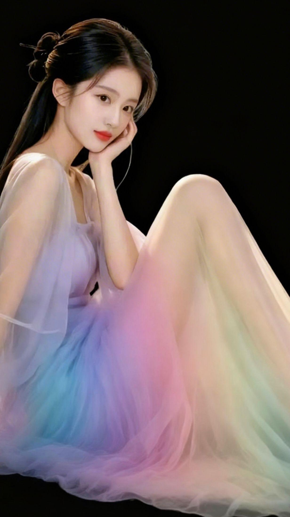 神仙妆造 舞蹈艺术写真 梦幻纱质氛围 抖音ai创作