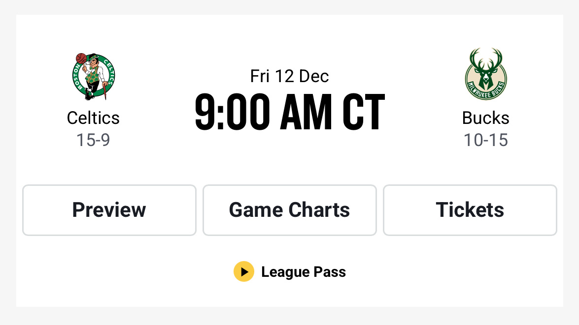 凯尔特人国度 直播预告 : 明早09:00【 2025-26赛季 】 NBA常规