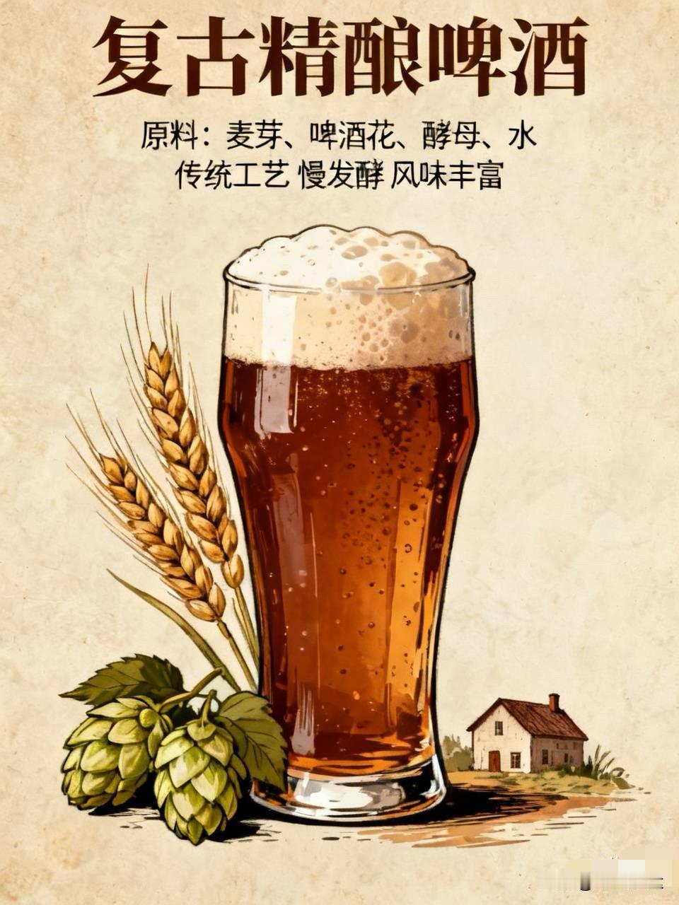 精酿啤酒好喝是有道理的。和工业啤酒不同，精酿啤酒原料只有麦芽、啤酒花、酵母和水，
