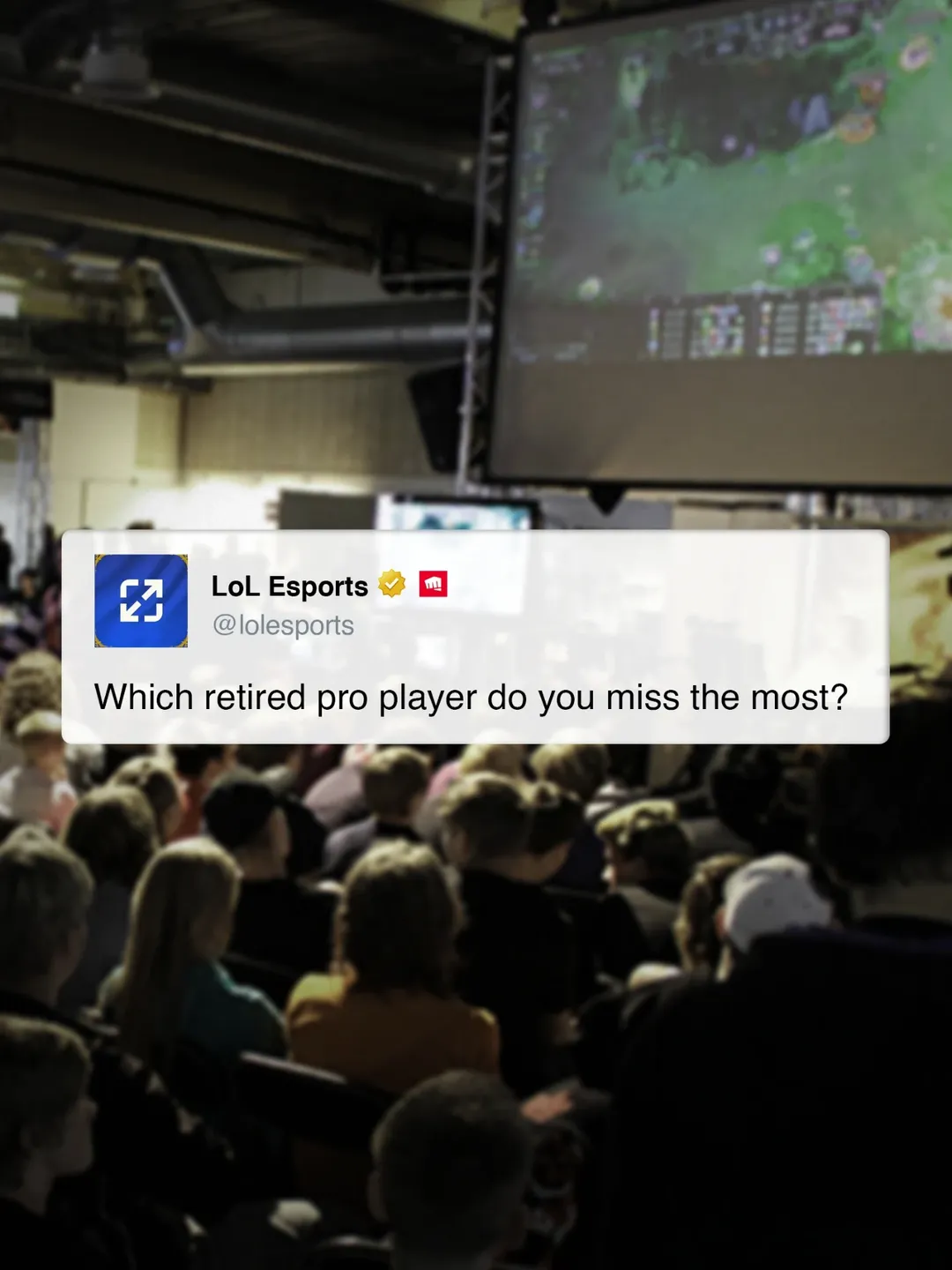 赛事官方提问：你最想念哪一位退役职业选手？