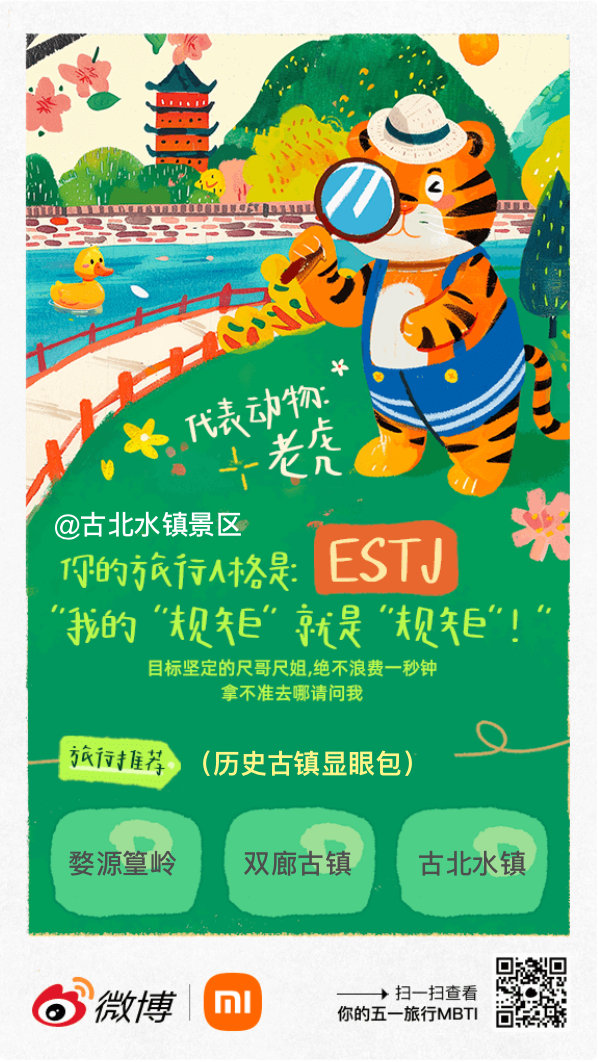 #我的五一旅行MBTI#小北的旅行人格是ESTJ，天选历史小镇显眼包！我的“规矩