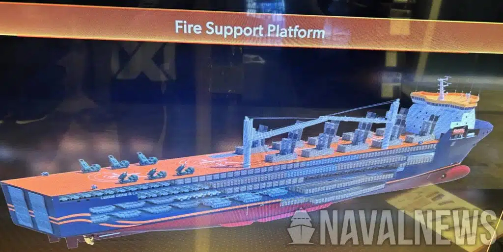 韩华和雷神吉布斯考克斯公司联合推出的一款军民两用快速支援舰设计，排水量达3100