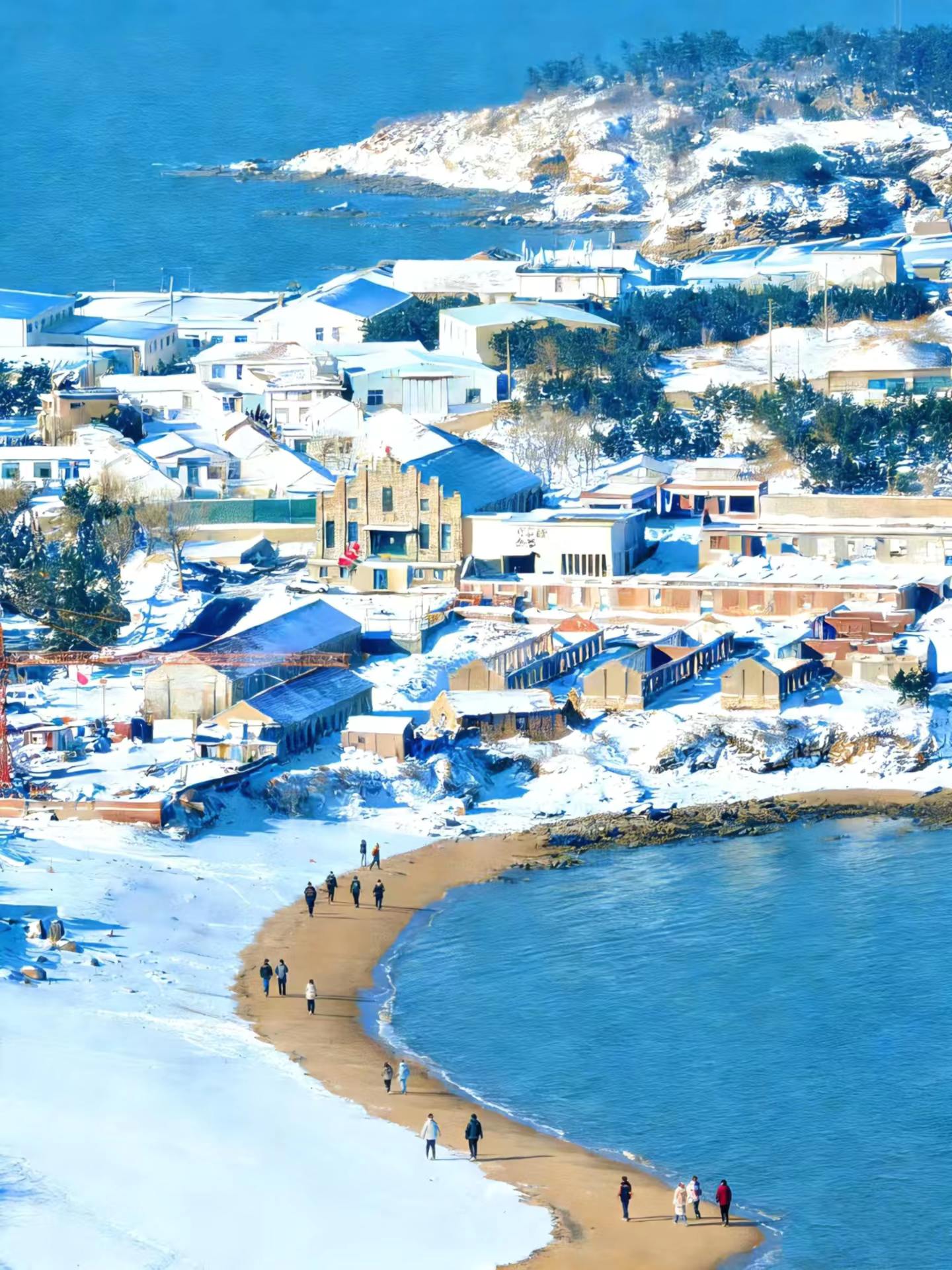 西安春节反向旅行🚗6日玩转青岛威海烟台。姐妹们！春节拒绝人挤人❌ ❄...