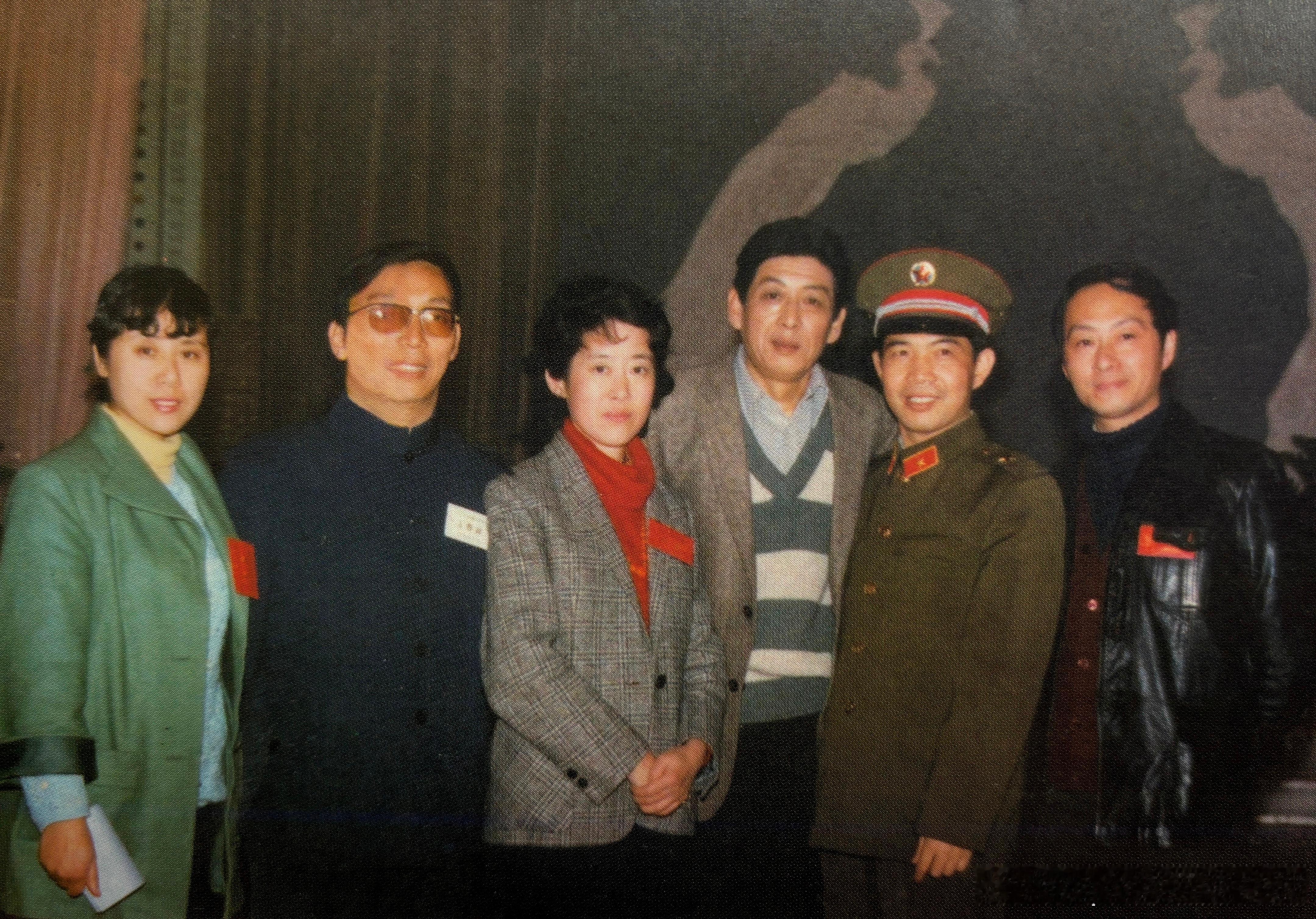 90年代上译厂演员在昆明演出合影历史影像 ​​​