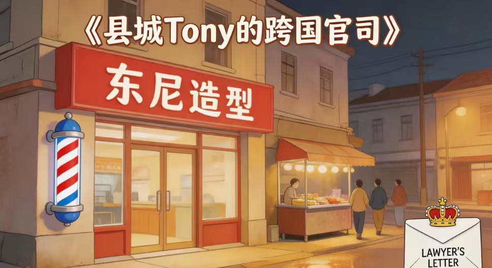 县城理发店取名“东尼”被英国公司起诉：是商标维权，还是“收割”小商户？
“东尼”