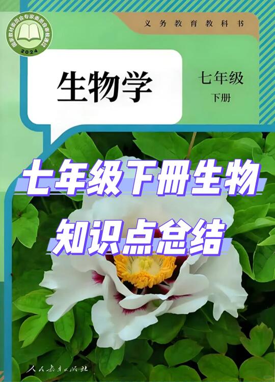 【2025新版】七年级下册生物必背知识点总结！