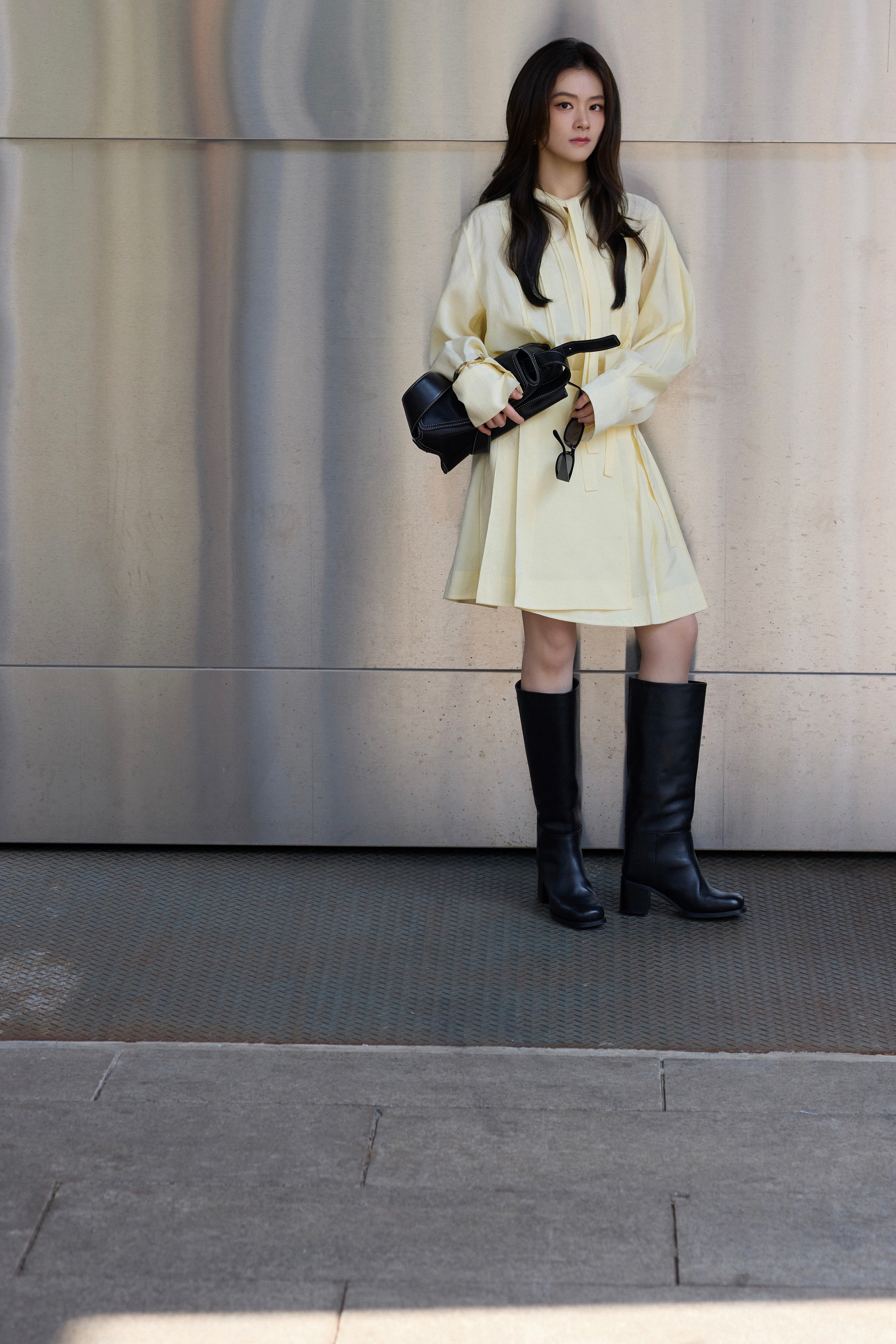 陈昊宇 × COS首尔大秀看秀造型大片 📸陈昊宇首尔看秀造型陈昊宇清新学姐风造