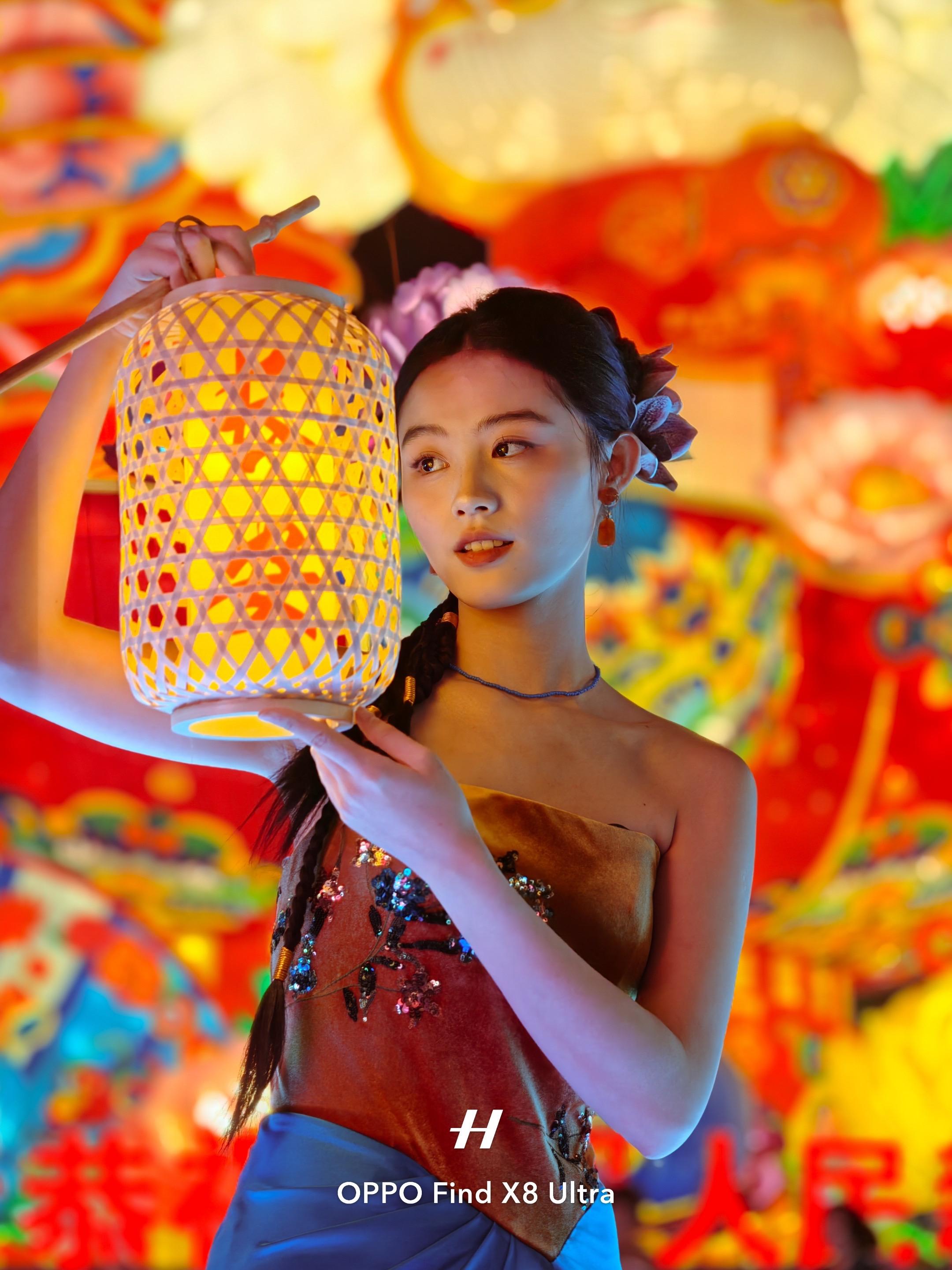 在夜景人像这条赛道OPPO遥遥领先！！在大唐不夜城，用OPPO Fin...