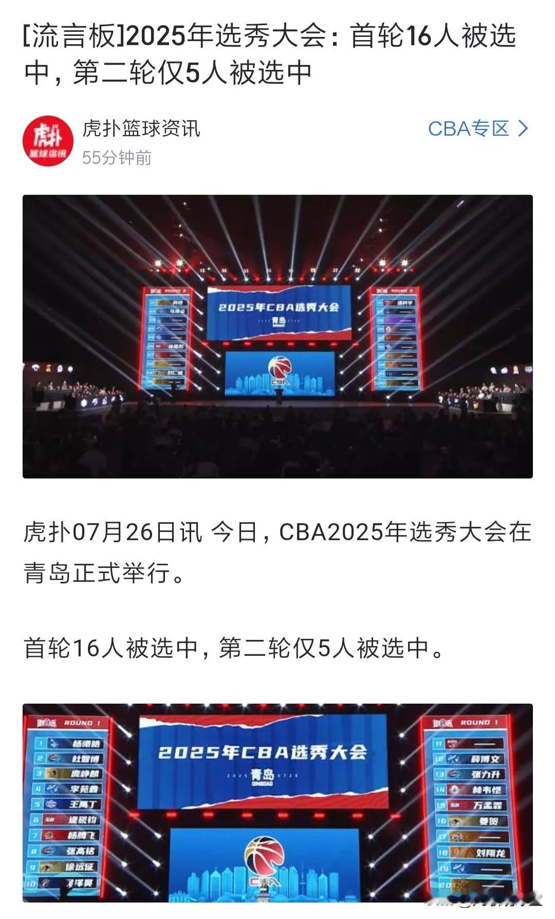 恕我直言，CBA选秀大会就是一个笑话！64人参选，两轮40个签位，只选中21名球