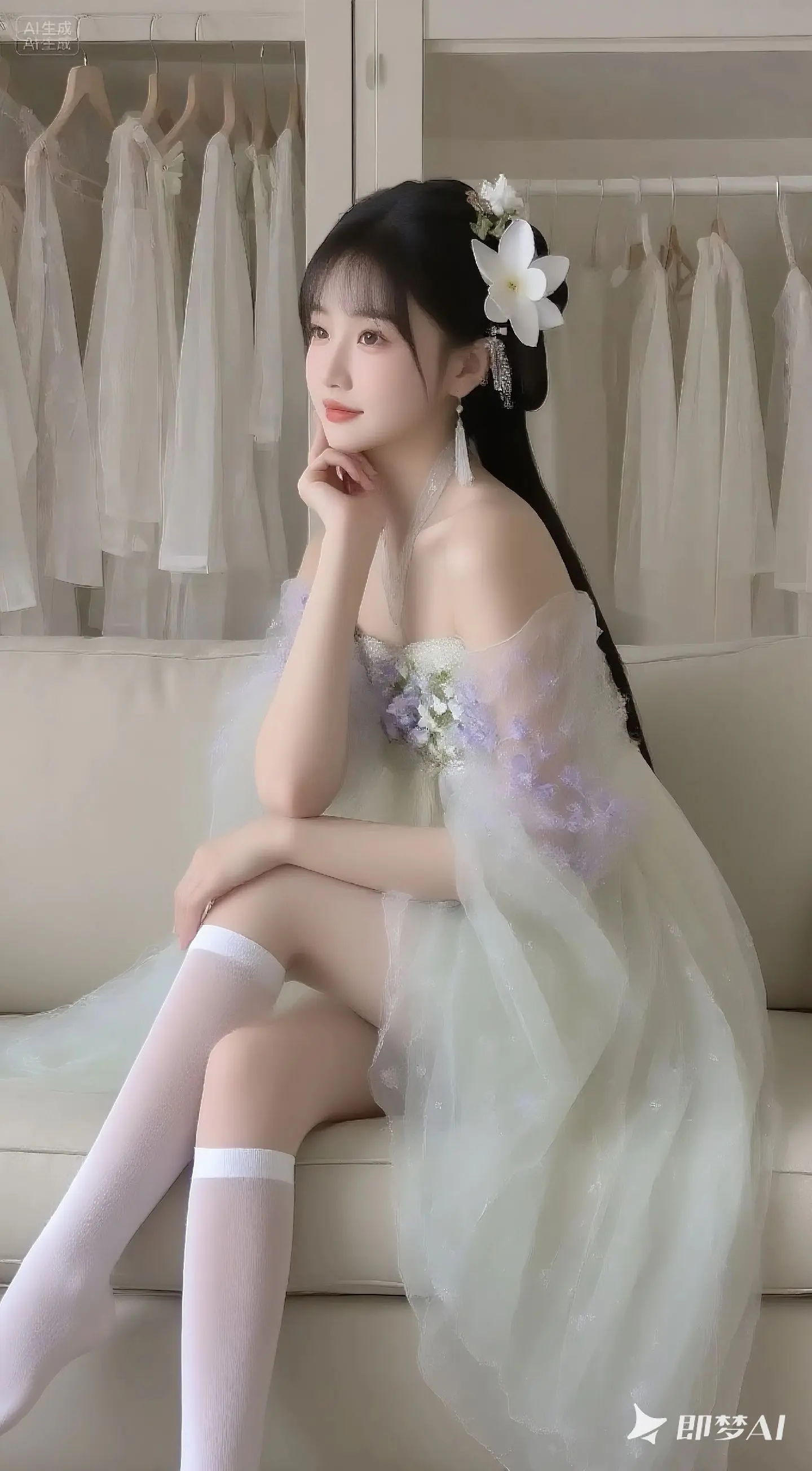 汉服小仙女 甜系女孩 气质美女 清纯甜美 好看的小姐姐