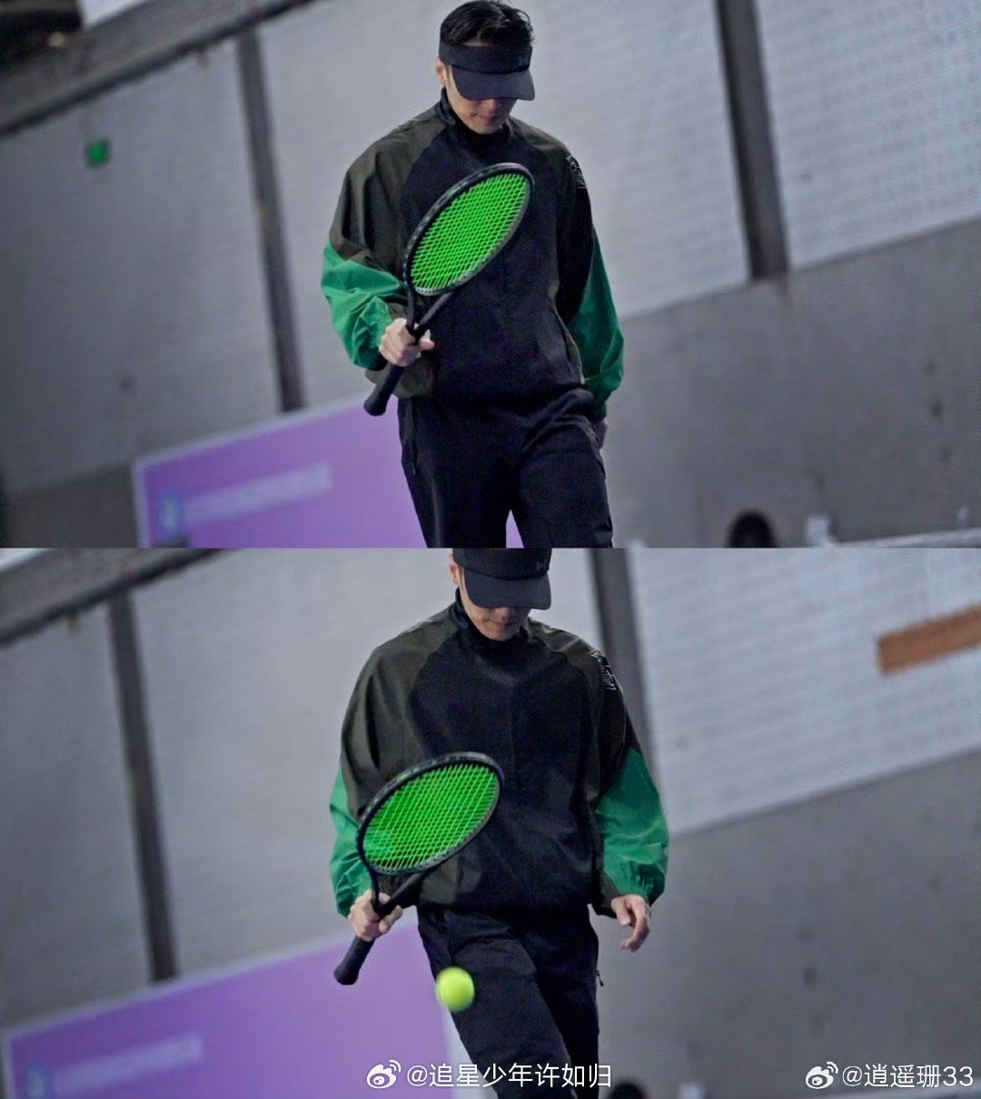 谢霆锋一分钟挥拍25次 运动中的谢霆锋魅力值爆表！高频挥拍展现强悍身体控制力，一