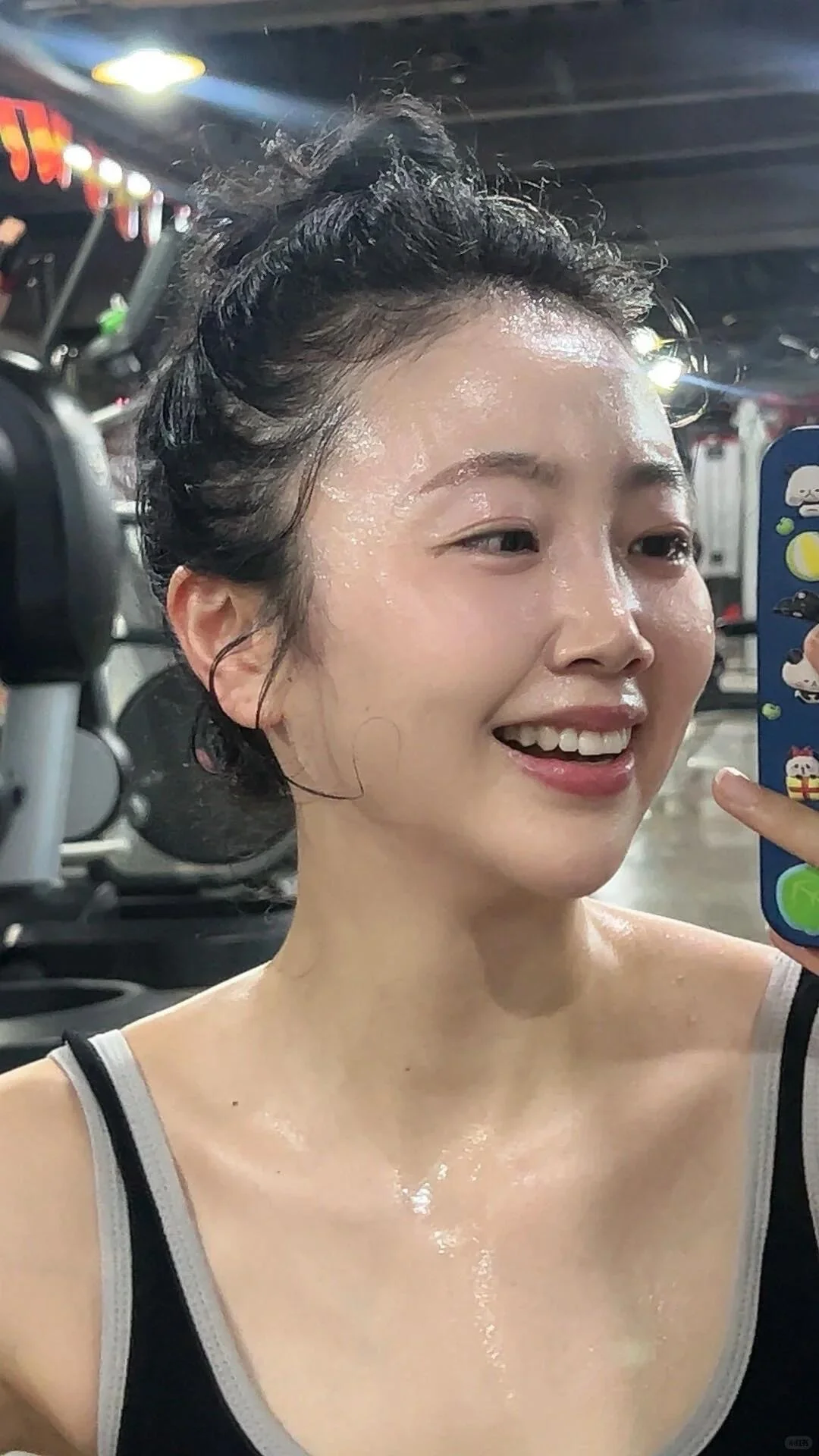 90年35岁，运动+内调5年get素颜杀伤力