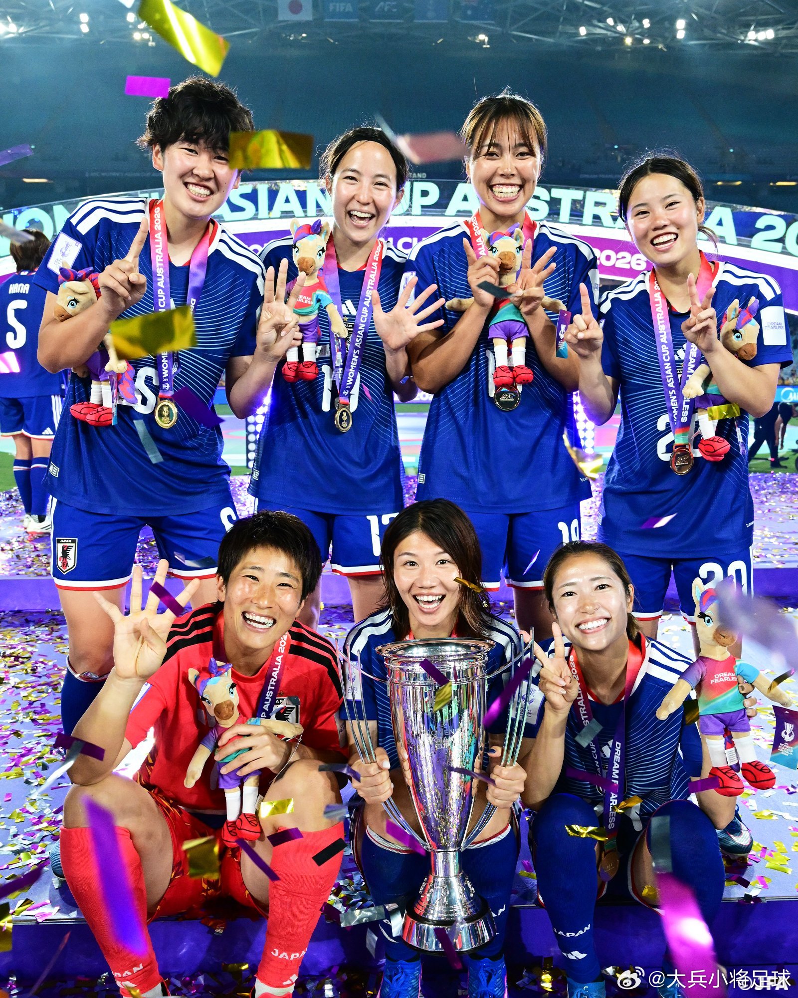 JFA学院福島毕业生合影📷nadeshiko japan日本女子代表女足亚洲杯