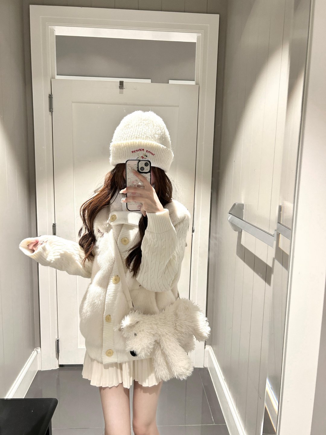 ⊹꙳🦢◟✩🐇◟✩🤍⩊˚ 小狗印花好可爱 