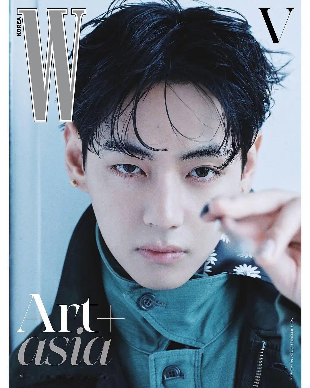 啊啊啊！金泰亨（Kim Taehyung，也就是V）简直帅到让我发疯啦！📸他登