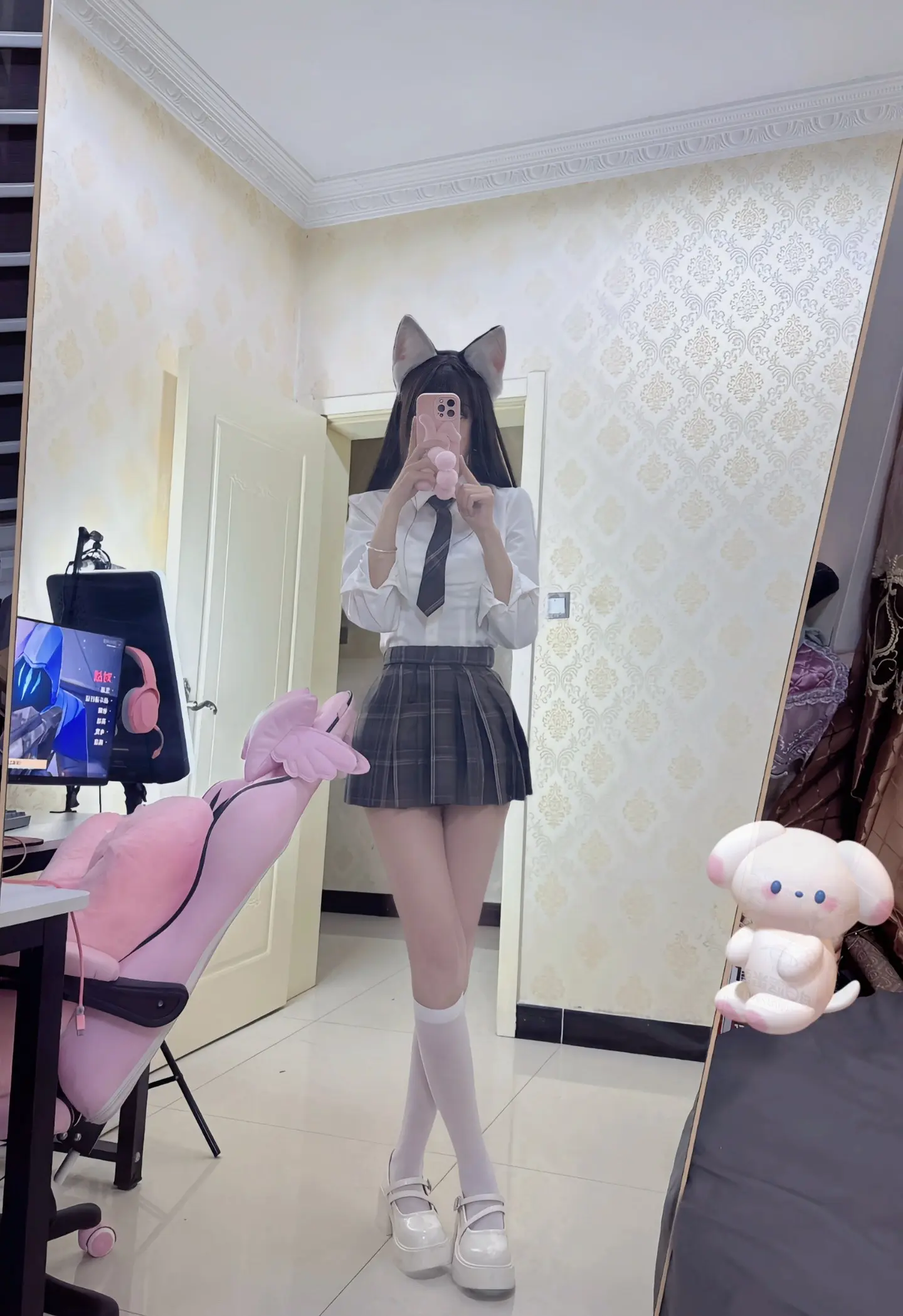 网瘾少女的日常 jk妹是无敌的