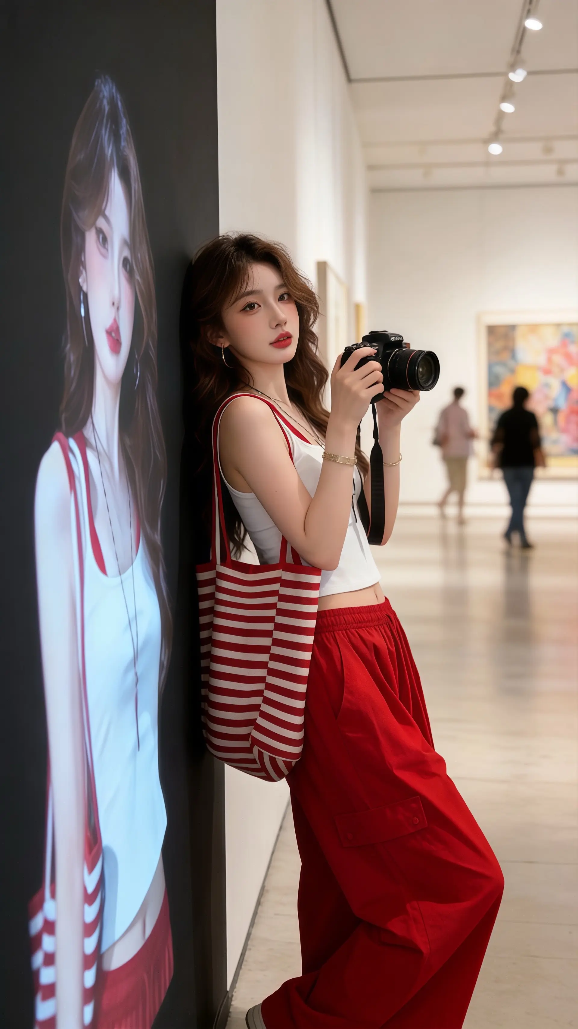 被易梦玲的中式美征服了法式鱼骨裙自带白月光滤镜姚安娜淡蓝色流光长裙造型...