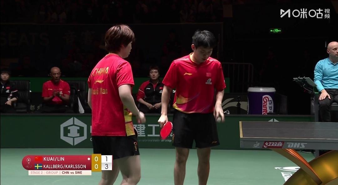 中国队8：4胜瑞典队！
第一阶段、第二阶段全胜战绩———九连胜，以第一名挺进半决