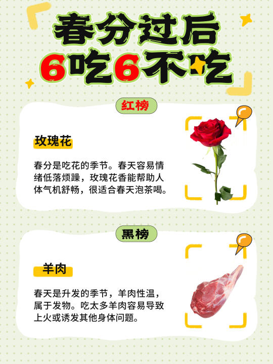春分过后6吃6不吃，应季而食好养阳气