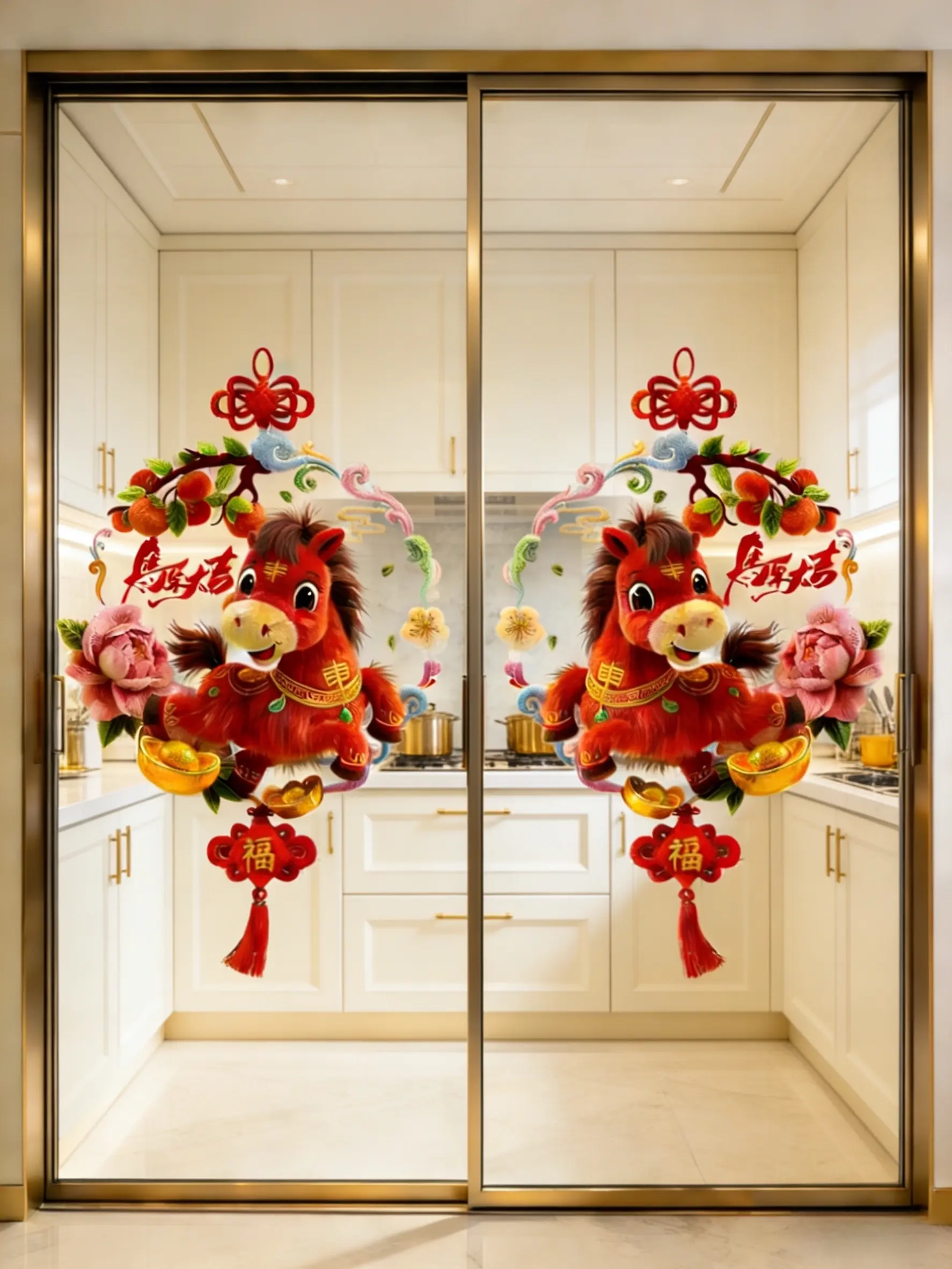 窗花 窗花贴 新年氛围感 家的样子