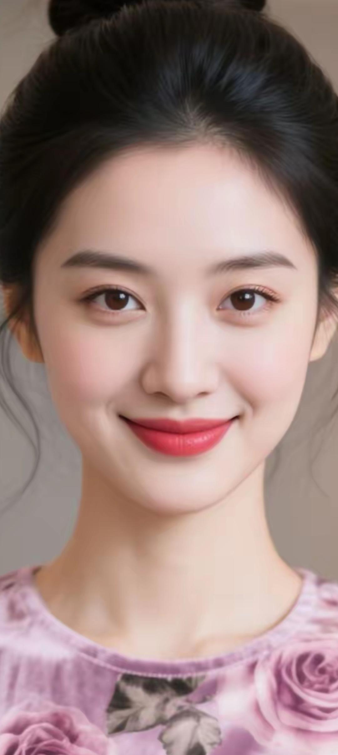 温柔微笑，元气满满的一天！🌞💕