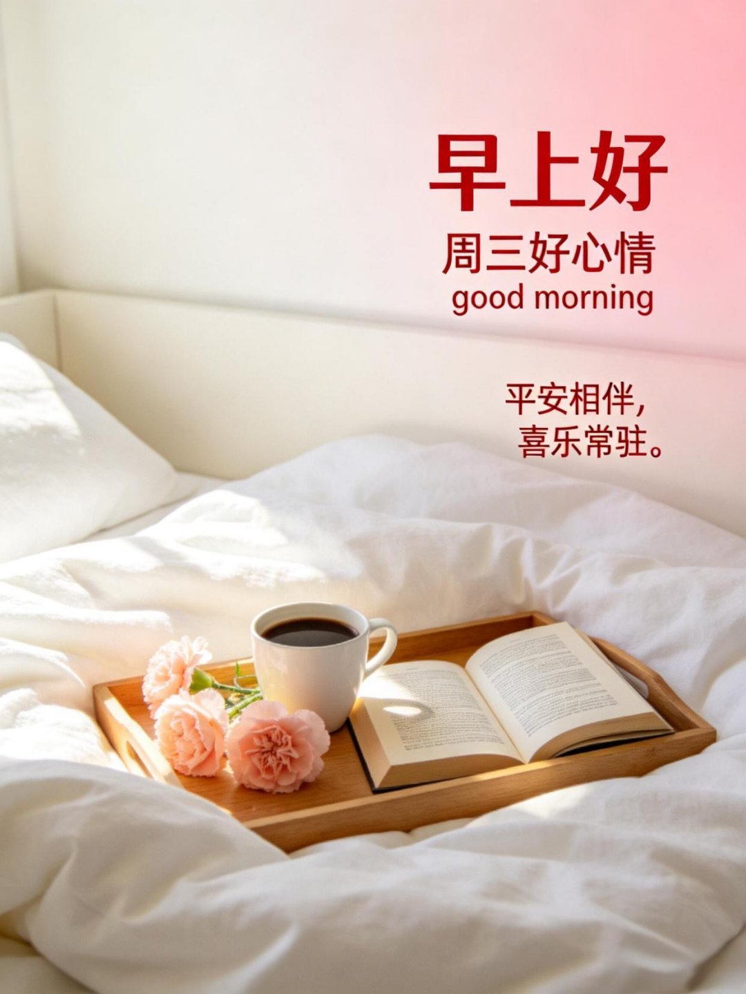 早安[超话] 新的清晨，愿我们看淡琐碎纷扰，守住内心温柔，不负金秋，不负自己，早
