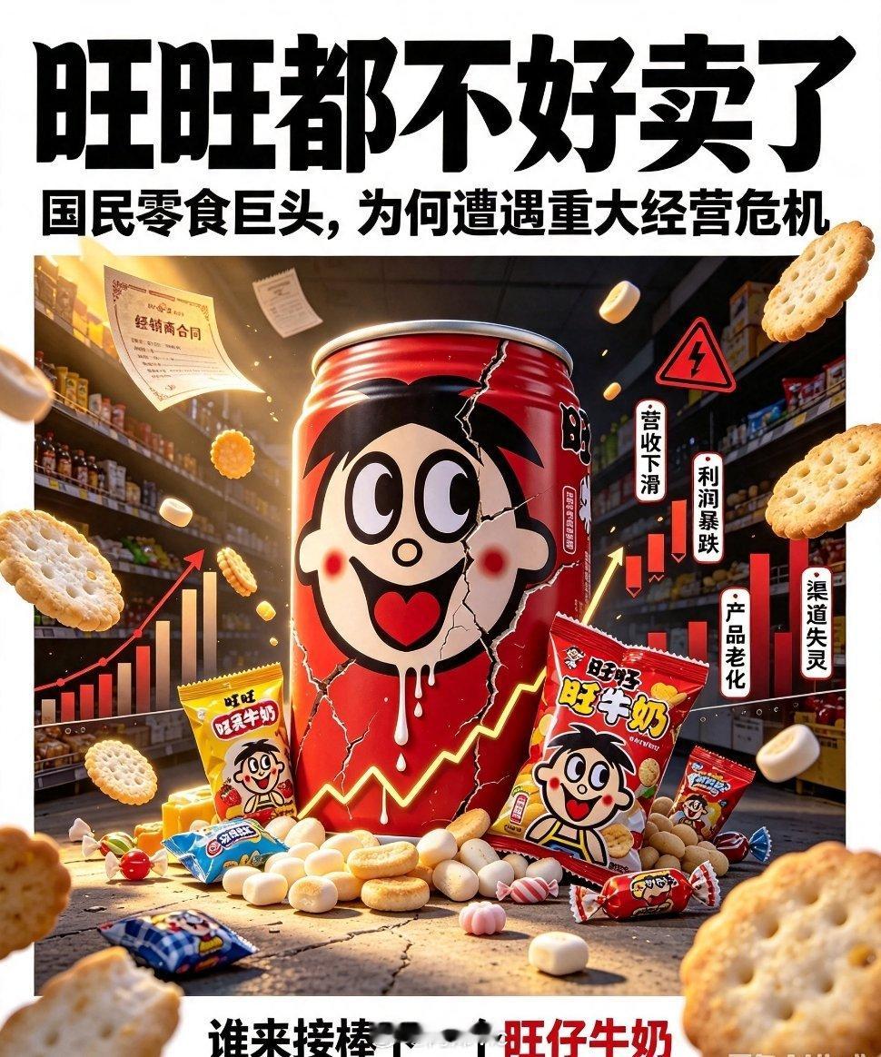 【旺旺都不好卖了 】旺旺急需第二个旺仔牛奶旺旺董事长定性重大经营危机当旺仔牛奶、