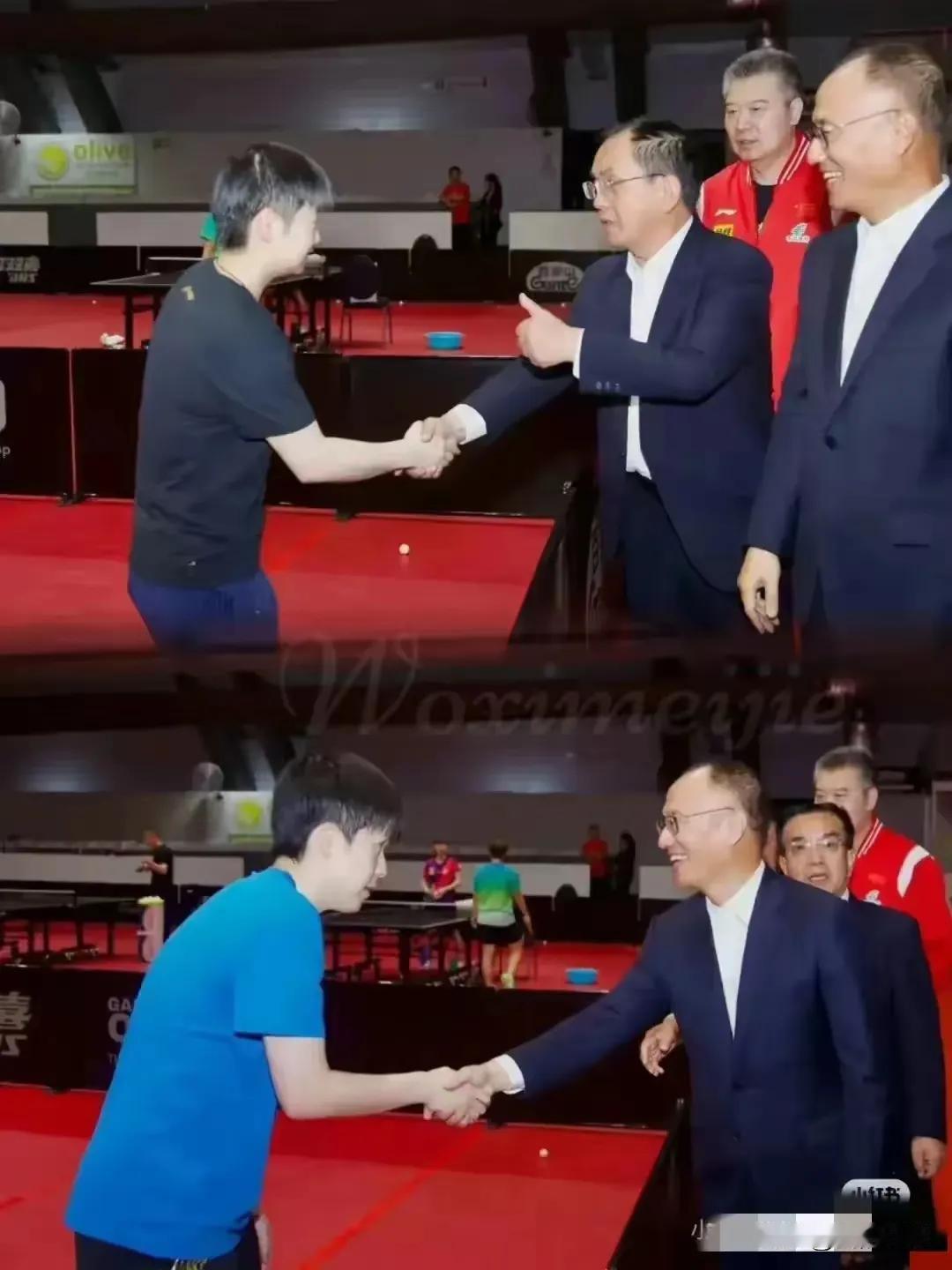 莎头的修养是骨子里的
和长辈握手的时候
轻轻弯腰颔首
谦卑有礼
实力雄厚
无论人