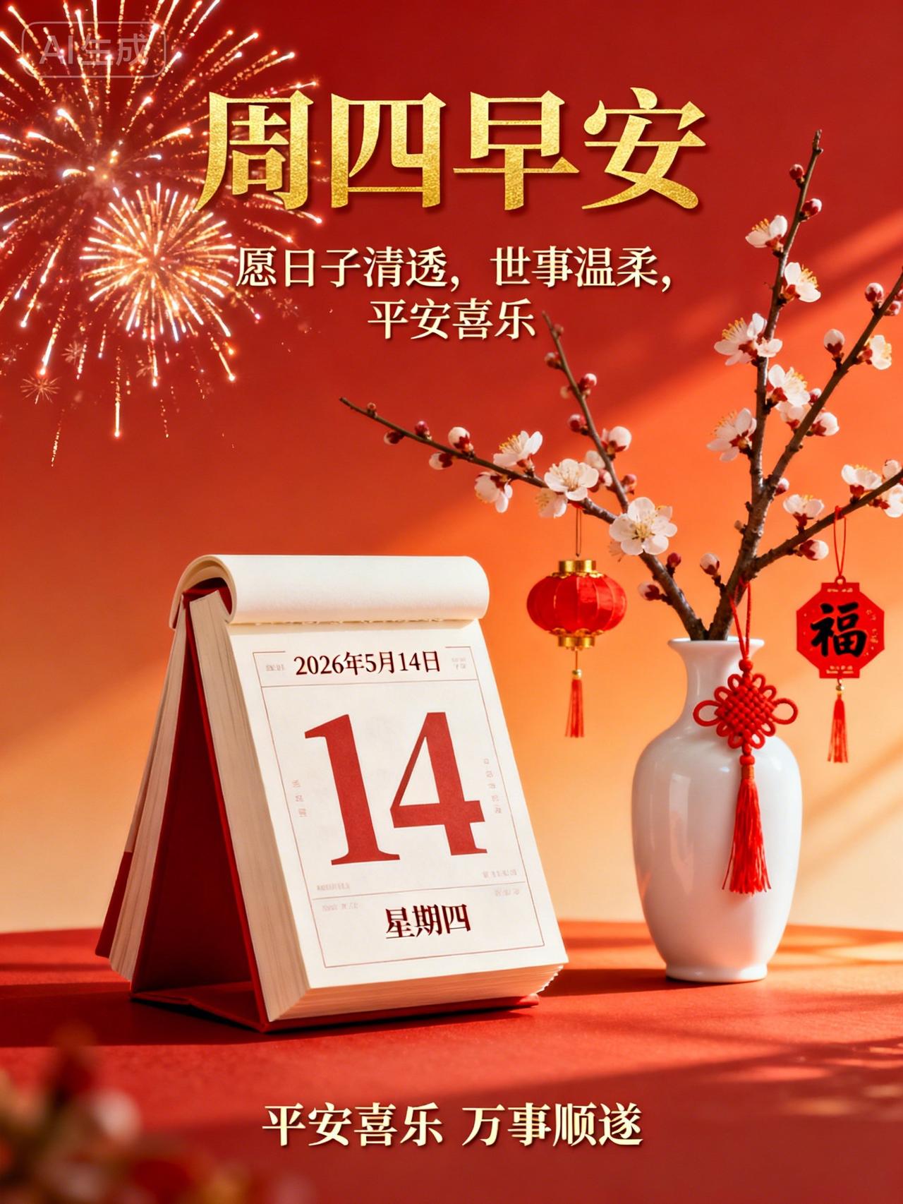 ❤️²⁰²⁶/₀₅.₁₄[福]
早安！Good Morning
岁月流转 牵挂不